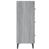 vidaXL Ντουλάπι Γκρι Sonoma 69,5 x 34 x 90 εκ. από Επεξεργασμένο Ξύλο
