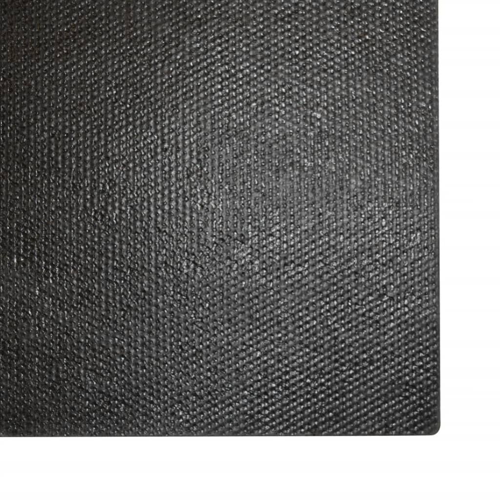 vidaXL Πατάκι Εισόδου Μαύρο 100 x 200 εκ. Θυσανωτός Κοκοφοίνικας