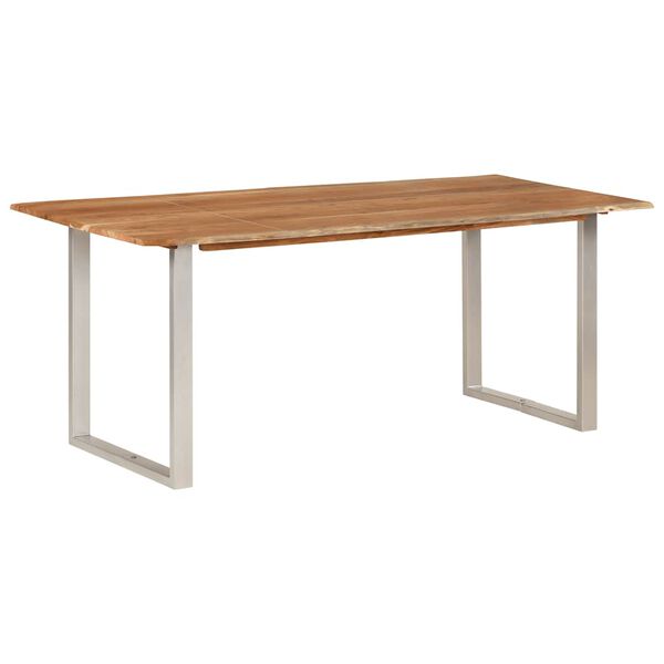 vidaXL Τραπεζαρία 180 x 90 x 76 εκ. από Μασίφ Ξύλο Ακακίας
