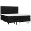 vidaXL &Kappa;&rho;&epsilon;&beta;ά&tau;&iota; Boxspring &mu;&epsilon; &Sigma;&tau;&rho;ώ&mu;&alpha; &Mu;&alpha;ύ&rho;&omicron; 160x200 &epsilon;&kappa;. &Upsilon;&phi;&alpha;&sigma;&mu;ά&tau;&iota;&nu;&omicron;