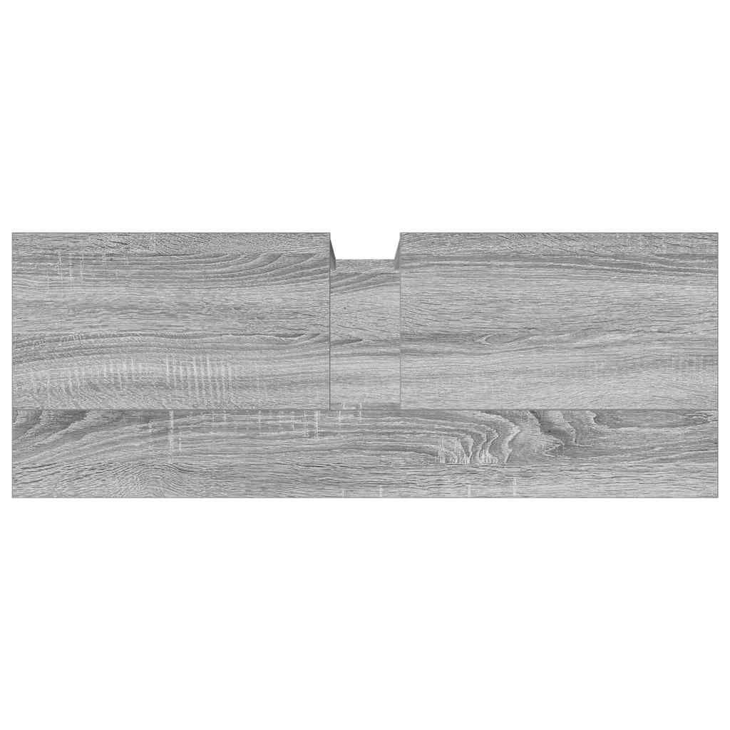vidaXL Ντουλάπι Νιπτήρα Μπάνιου Γκρι Sonoma 80x30x60 εκ. Επεξ. Ξύλο
