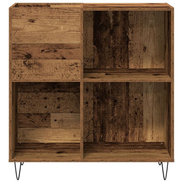 vidaXL ντουλάπι αποθήκευσης δρυς 84,5 x 38 x 90 εκ επεξεργασμένο ξύλο