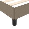 vidaXL Σκελετός Κρεβατιού Χωρίς Στρώμα Taupe 200x200 εκ.Υφασμάτινο