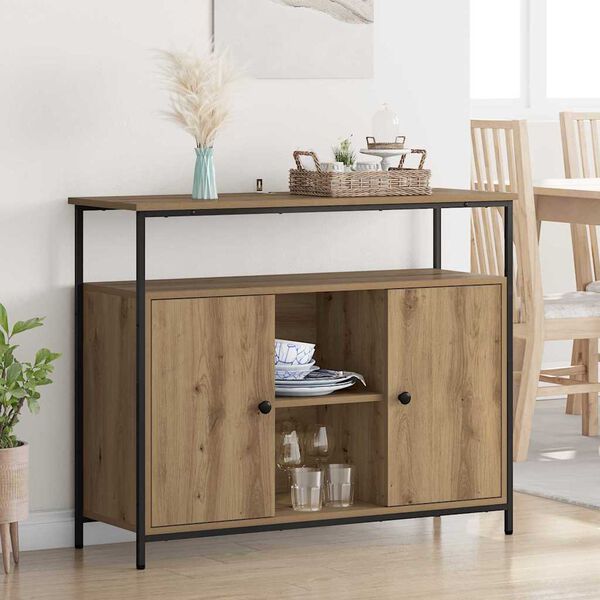 vidaXL &Pi;&lambda;&alpha;ϊ&nu;ό &gamma;&rho;&alpha;&phi;&epsilon;ί&omicron; Artisan Oak 100 x 35 x 80 &epsilon;&kappa;. &Epsilon;&pi;&epsilon;&xi;&epsilon;&rho;&gamma;&alpha;&sigma;&mu;έ&nu;&omicron; &xi;ύ&lambda;&omicron;