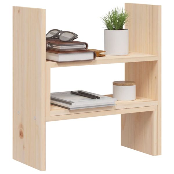 vidaXL Βάση Οθόνης (39-72) x 17 x 43 εκ. από Μασίφ Ξύλο Πεύκου