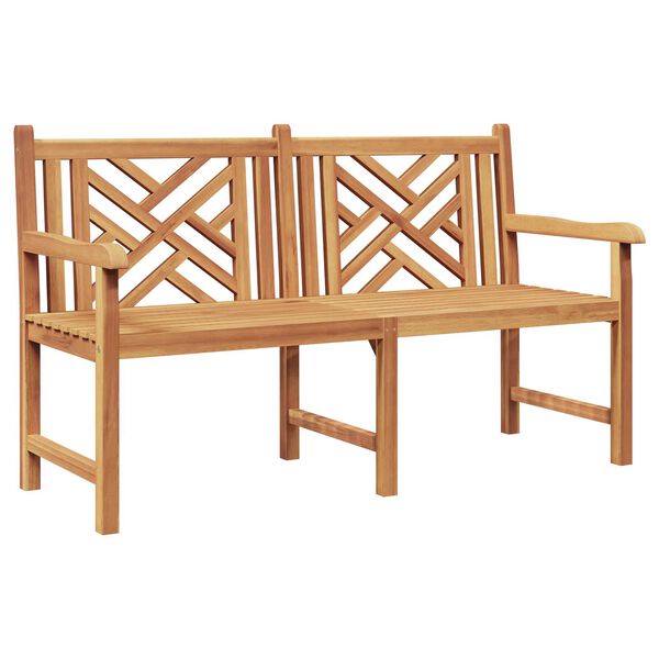 vidaXL Παγκάκι κήπου Καφέ 150 x 60 x 90 εκ Μασίφ ξύλο teak