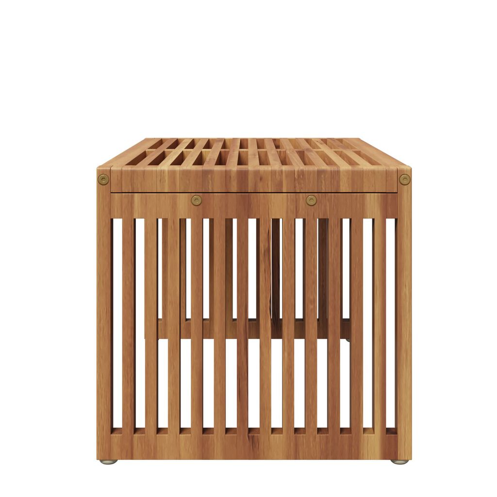 vidaXL Τραπεζάκι Κήπου 70x37.5x35.5 εκ Μασίφ Ξύλο Teak