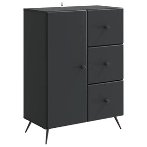 vidaXL &Pi;&lambda;&alpha;ϊ&nu;ό &gamma;&rho;&alpha;&phi;&epsilon;ί&omicron; &Mu;&alpha;ύ&rho;&omicron; 66 x 34,5 x 90 &epsilon;&kappa; &Epsilon;&pi;&epsilon;&xi;&epsilon;&rho;&gamma;&alpha;&sigma;&mu;έ&nu;&omicron; &Xi;ύ&lambda;&omicron;