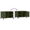 vidaXL Έπιπλο Τηλεόρασης Πράσινο Λαδί 68x39x43,5 εκ. από Ατσάλι