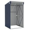 vidaXL Αποθήκη Κήπου Επιτοίχια Ανθρακί 118 x 100 x 178 εκ. από Ατσάλι