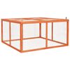vidaXL Κλουβί Κουνελιών 124 x 120 x 60 εκ. από Μασίφ Ξύλο Ελάτης