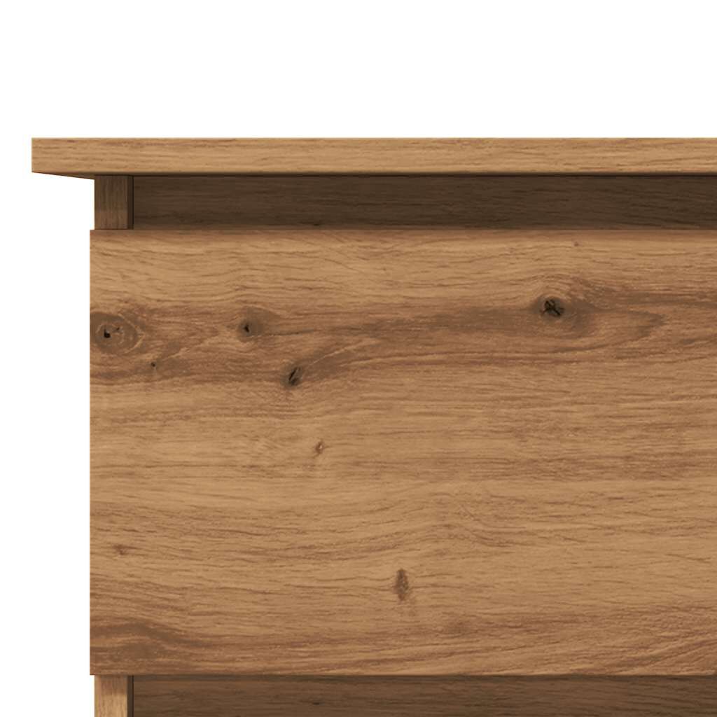vidaXL Γωνιακό γραφείο Artisan Oak 145x100x76 cm Κατασκευασμένο ξύλο