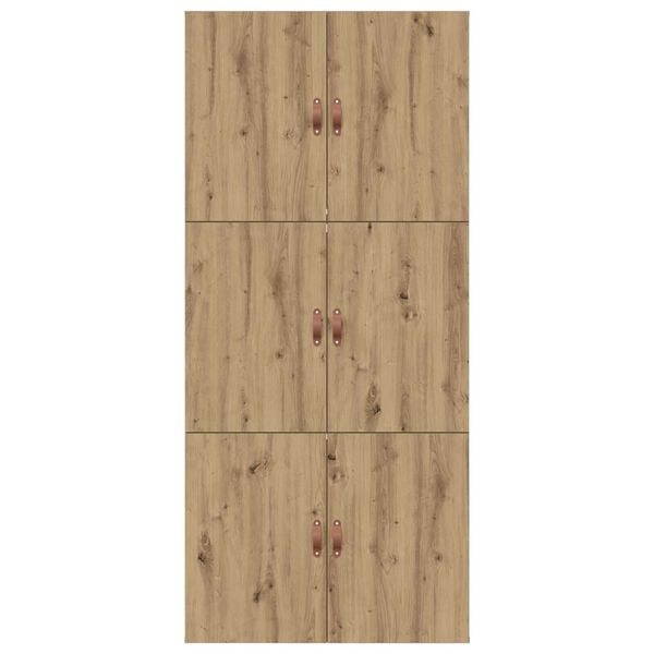 vidaXL Κρεβάτι Αποθήκευσης Artisan Oak 100x200 εκ.