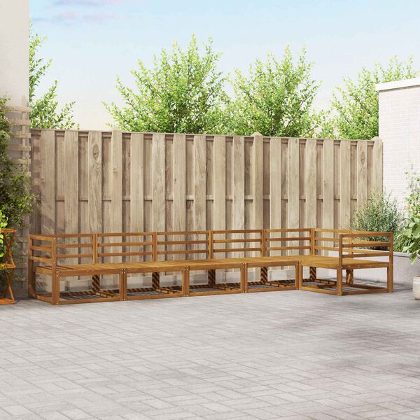 vidaXL &Sigma;&epsilon;&iota;&rho;ά &Kappa;&alpha;&nu;&alpha;&pi;έ &Epsilon;&xi;&omega;&tau;&epsilon;&rho;&iota;&kappa;&omicron;ύ 6 pcs &Phi;&upsilon;&sigma;&iota;&kappa;ό &Sigma;&tau;&epsilon;&rho;&epsilon;ό &Xi;ύ&lambda;&omicron; &Alpha;&kappa;&alpha;&kappa;ί&alpha;&sigmaf;