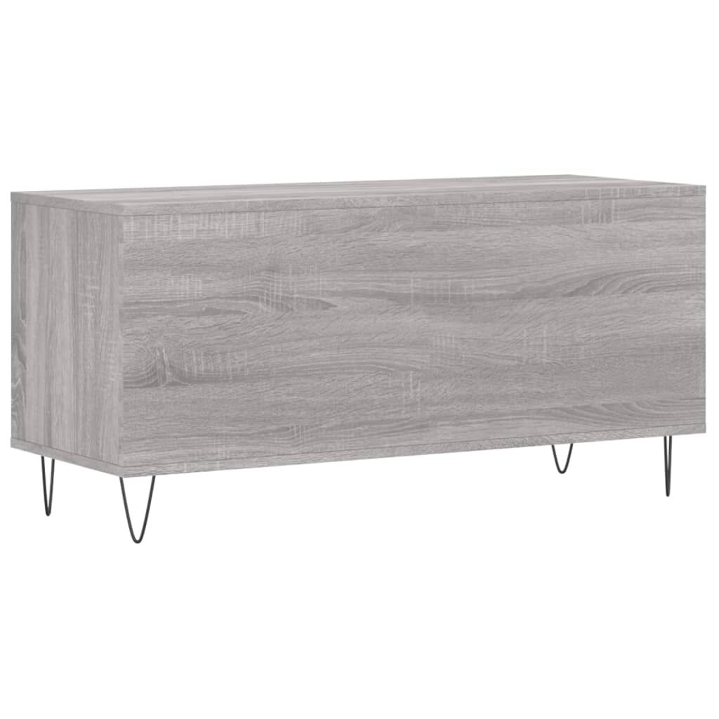 vidaXL Έπιπλο Δίσκων Γκρι Sonoma 100x38x48 εκ. από Επεξεργασμένο Ξύλο