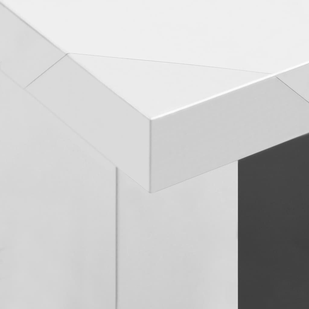 vidaXL Ερμάριο Τοίχου 90 x 40 x 50 εκ. Ανοξείδωτο Ατσάλι