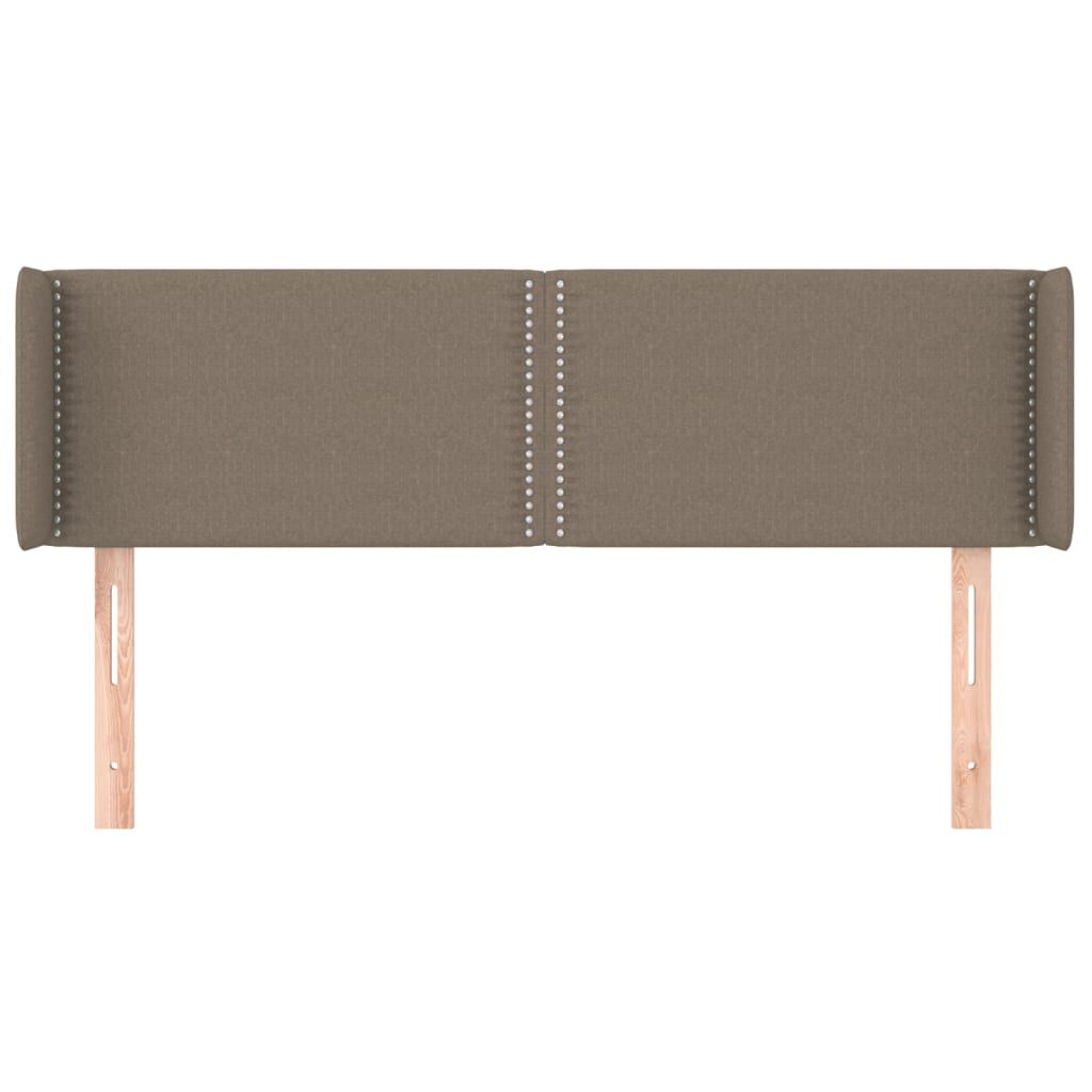 vidaXL Κεφαλάρι με Πτερύγια Taupe 147x16x78/88 εκ. Υφασμάτινο