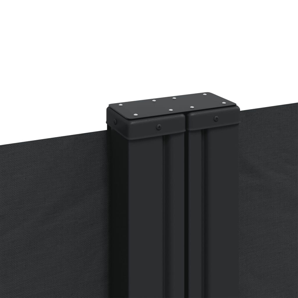 vidaXL Σκίαστρο Πλαϊνό Συρόμενο Μαύρο 180 x 600 εκ.
