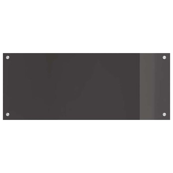 vidaXL Πίσω Πάνελ Κουζίνας 2 pcs Σκούρο Γκρι 100 x 40 cm