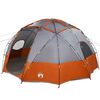 vidaXL Σκηνή Camping με στέγη Γκρι και πορτοκαλί 475 x 475 x 235 εκ.