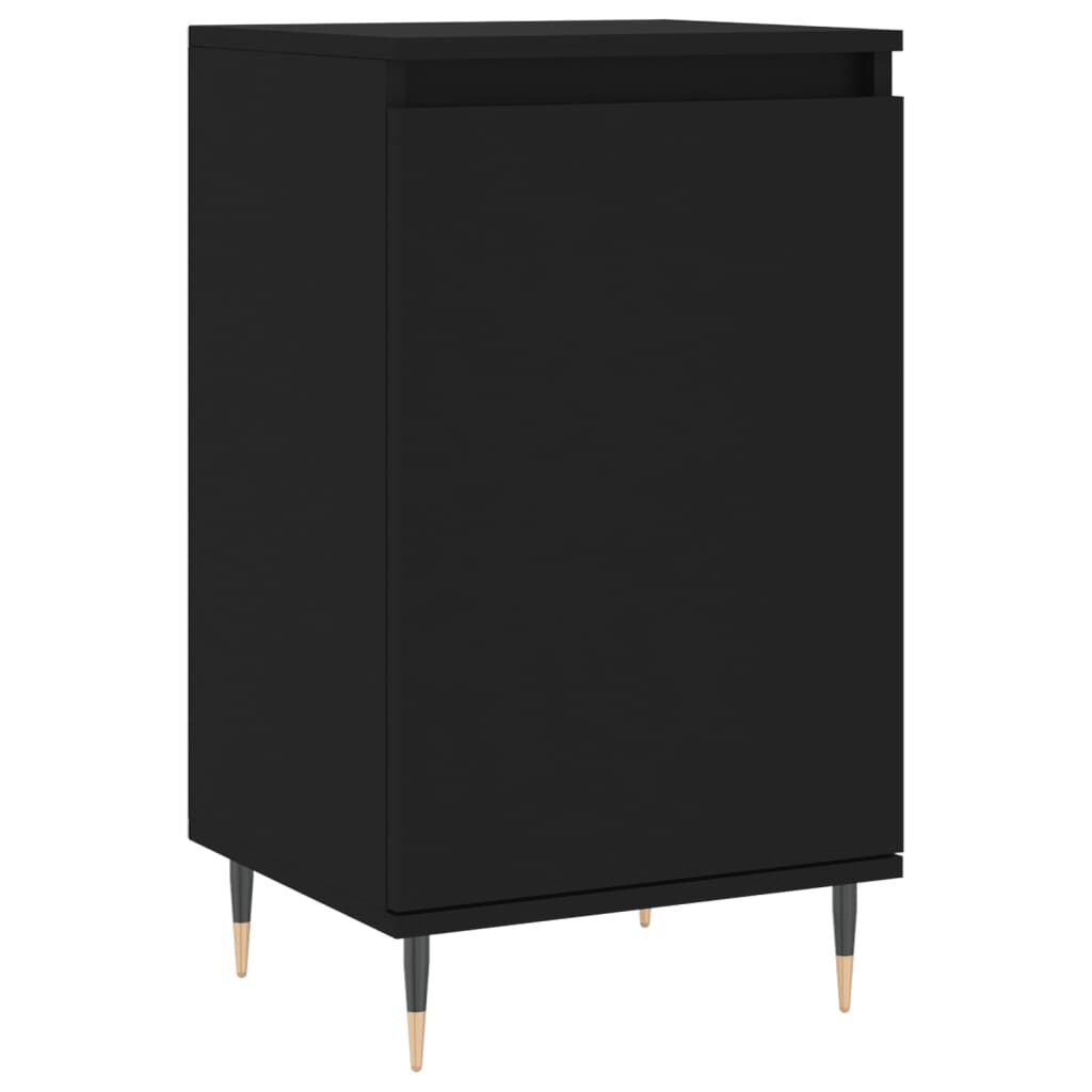 vidaXL Ντουλάπια 2 τεμ. Μαύρα 40 x 35 x 70 εκ. από Επεξεργασμένο Ξύλο