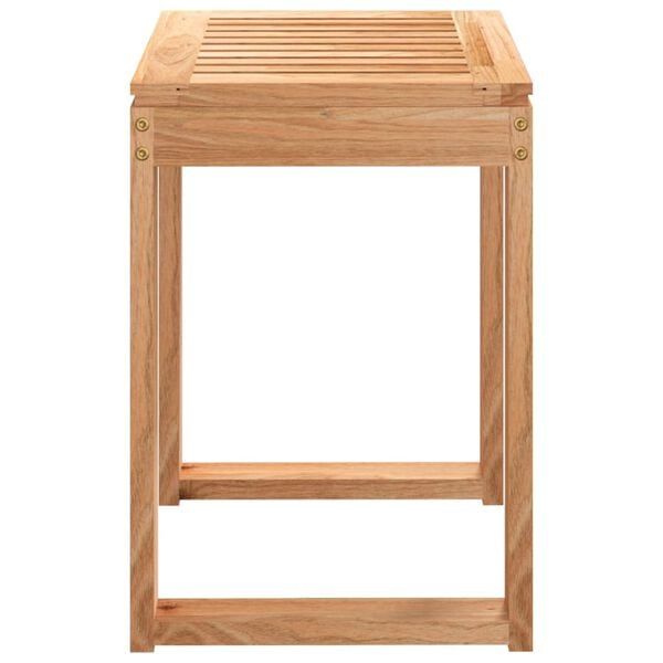 vidaXL Σκαμπό Μπάνιου 40 x 30 x 46 εκ. από Μασίφ Ξύλο Καρυδιάς