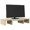 vidaXL Βάση Οθόνης Ρυθμιζ. Sonoma Δρυς 60x24x10,5 εκ. Επεξεργ. Ξύλο