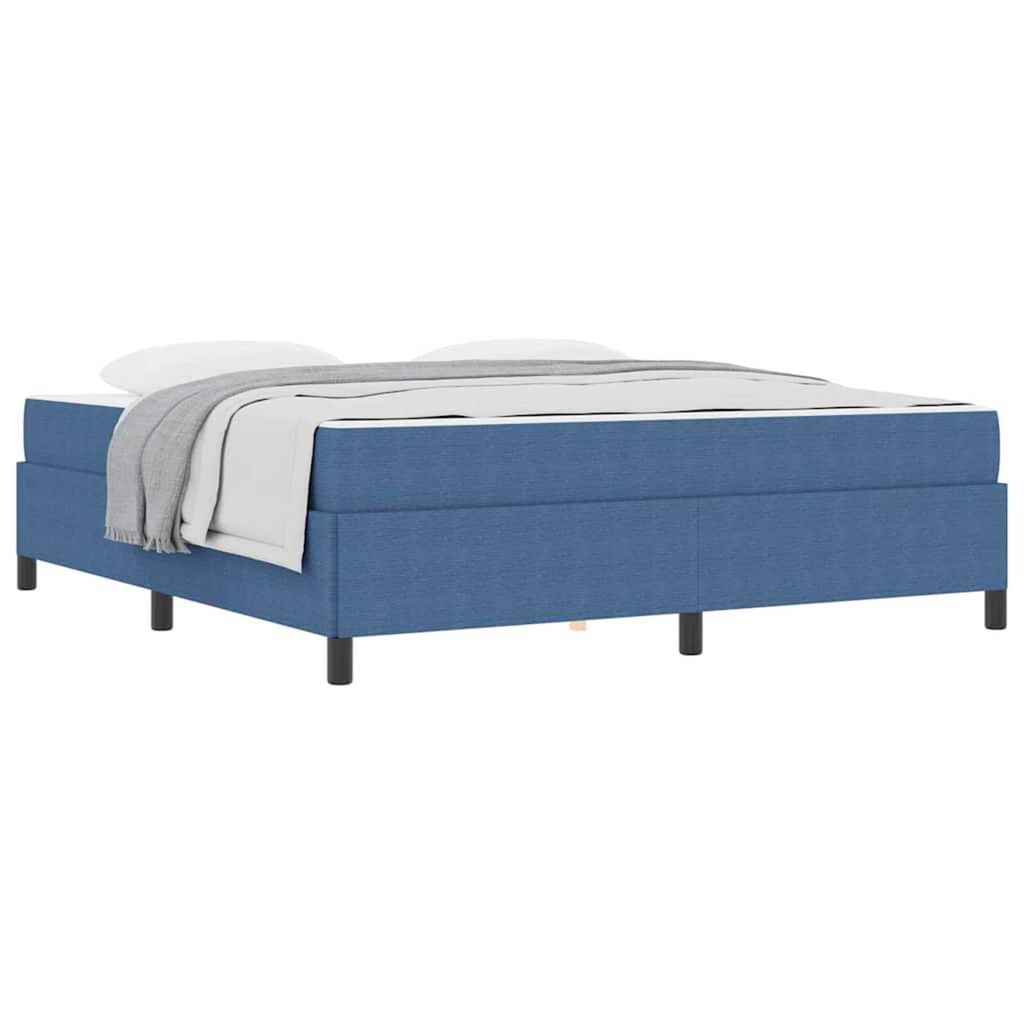 vidaXL Σκελετός Κρεβατιού Μπλε 180 x 200 cm Βελούδο