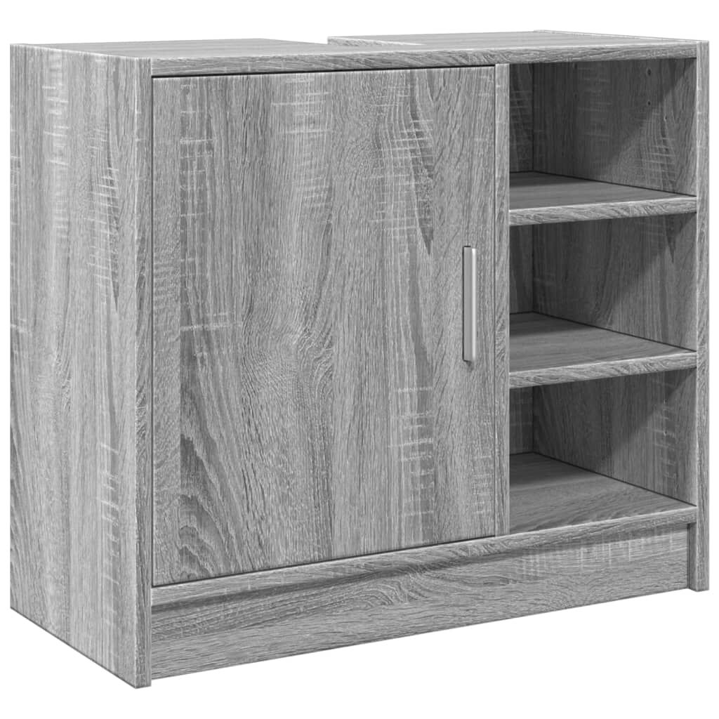 vidaXL Ντουλάπι Νιπτήρα Grey Sonoma 63x29x55 εκ. Επεξεργασμένο Ξύλο