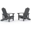 vidaXL &Kappa;&alpha;&rho;έ&kappa;&lambda;&epsilon;&sigmaf; &Kappa;ή&pi;&omicron;&upsilon; Adirondack 2 &tau;&epsilon;&mu;. &Alpha;&nu;&theta;&rho;&alpha;&kappa;ί &alpha;&pi;ό HDPE
