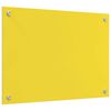 vidaXL Πίσω Πάνελ Κουζίνας 2 pcs Κίτρινο 70 x 50 cm σκληρυμένο γυαλί