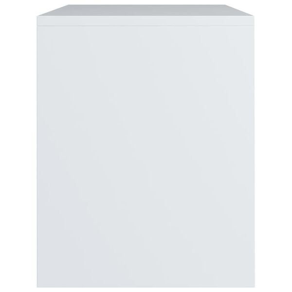 vidaXL Κομοδίνα 2 τεμ. Λευκά 40 x 30 x 40 εκ. από Επεξ. Ξύλο
