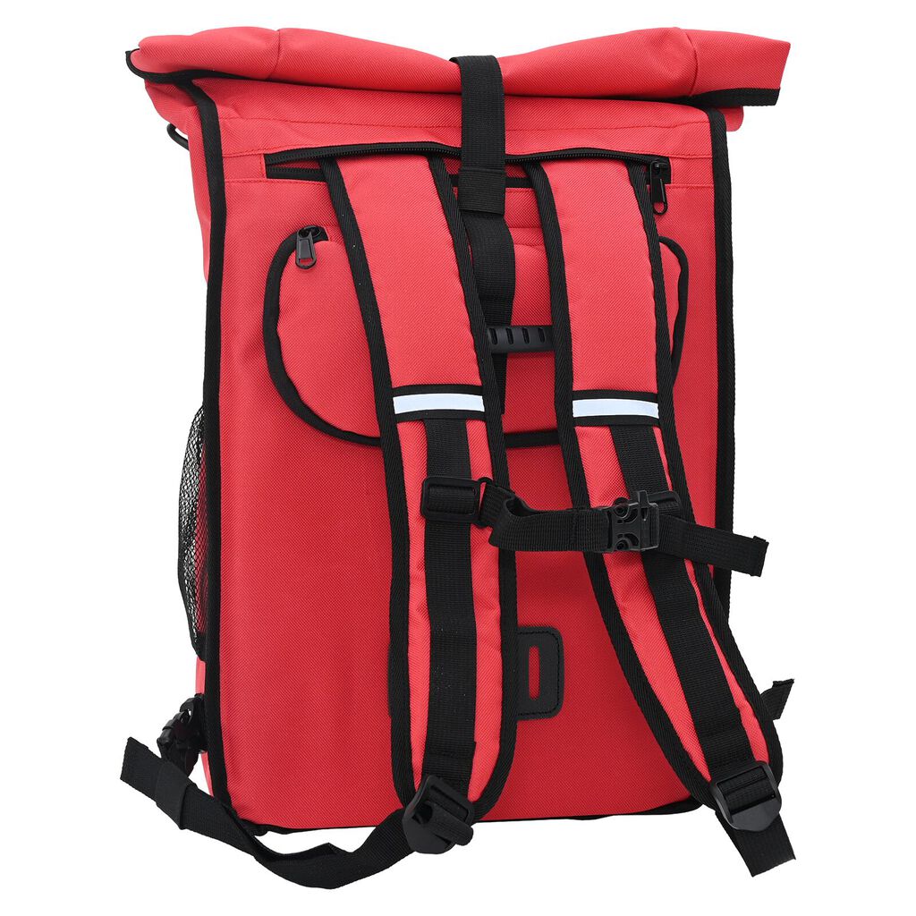 vidaXL Τσάντα Ποδηλάτου για Πάνιου 20 L Κόκκινη 31x13x58 εκ