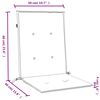 vidaXL Μαξιλάρια Καρέκλας με Πλάτη 2 τεμ. Μπεζ 100x50x4 εκ. Ύφασμα