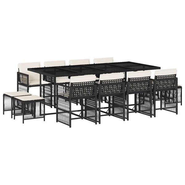 vidaXL &Sigma;&epsilon;&tau; &Tau;&rho;&alpha;&pi;&epsilon;&zeta;&alpha;&rho;ί&alpha;&sigmaf; &Kappa;ή&pi;&omicron;&upsilon; 13&tau;&epsilon;&mu;. &Mu;&alpha;ύ&rho;&omicron; &alpha;&pi;ό &Sigma;&upsilon;&nu;&theta;. &Rho;&alpha;&tau;ά&nu; &mu;&epsilon; &Mu;&alpha;&xi;&iota;&lambda;ά&rho;&iota;&alpha;