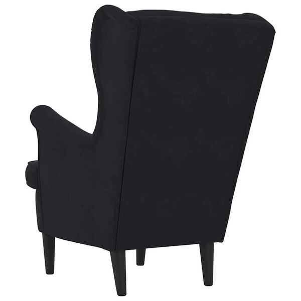 vidaXL Πολυθρόνα Μαύρο 71 x 92 x 91 εκ. Βελούδο