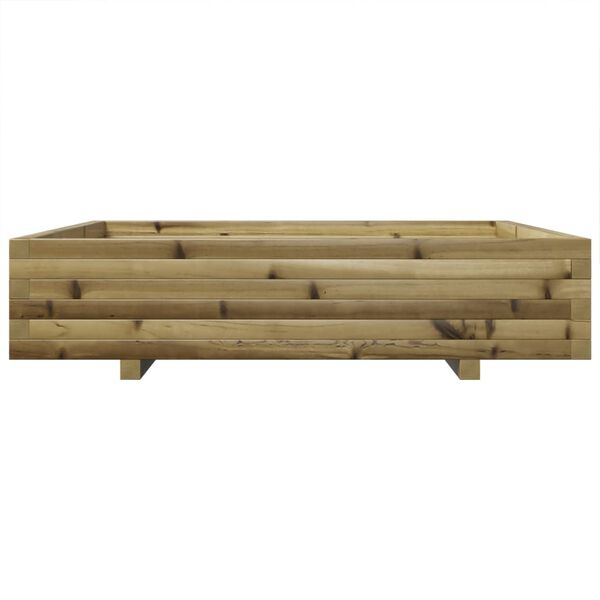 vidaXL Ζαρντινιέρα Κήπου 110x110x26,5 εκ. από Εμποτισμένο Ξύλο Πεύκου