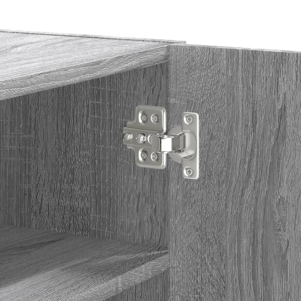 vidaXL Ντουλάπι Τοίχου Γκρι Sonoma 75x35x60 εκ. από Επεξεργασμένο Ξύλο
