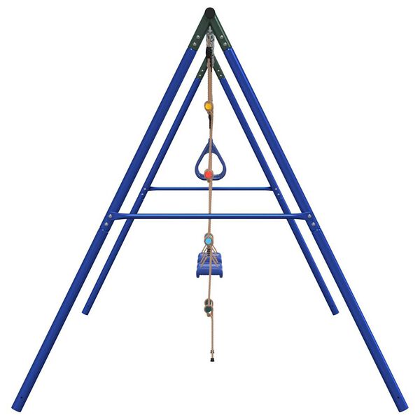 vidaXL Κούνια Εξωτερικού Χώρου Σετ με Κούνιες, Ακροβατική Κούνια,Σκάλα