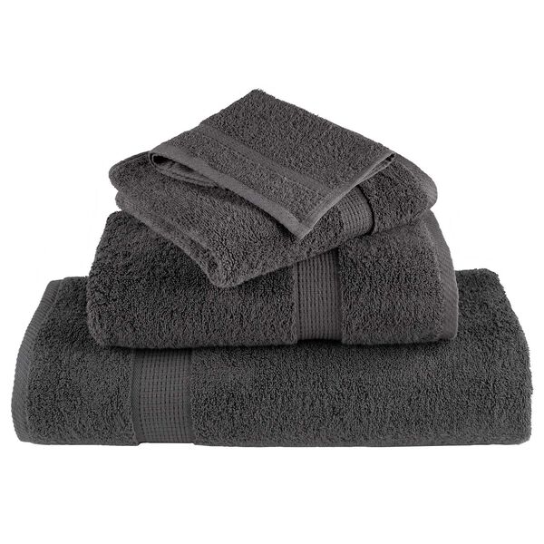 vidaXL Πετσέτες 2 pcs Ανθρακί 15 x 21 cm Βαμβάκι