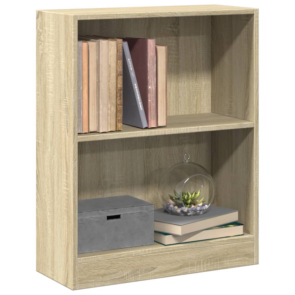 vidaXL Βιβλιοθήκη Sonoma Δρυς 60 x 24 x 76 εκ. Επεξεργασμένο Ξύλο