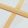 vidaXL Εσωτερική Πόρτα Χρυσή 102,5x201,5 εκ. Ψημένο Γυαλί & Αλουμίνιο