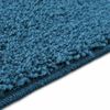 vidaXL Σετ Μάτ Μπάνιου Αντιολισθητικό 3 pcs Μπλε 50 x 50 cm PP