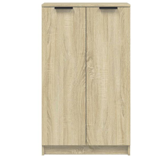 vidaXL Παπουτσοθήκη Sonoma Δρυς 59x35x100,5 εκ. από Επεξεργασμένο Ξύλο