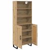 vidaXL Highboard Artisan Oak 69,5 x 34 x 180 &epsilon;&kappa;. &Epsilon;&pi;&epsilon;&xi;&epsilon;&rho;&gamma;&alpha;&sigma;&mu;έ&nu;&omicron; &xi;ύ&lambda;&omicron;