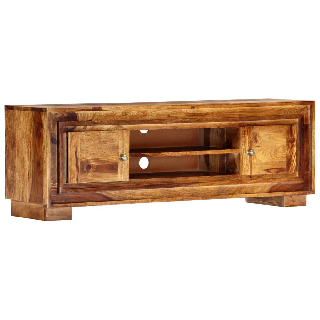 vidaXL Έπιπλο Τηλεόρασης 118 x 30 x 40 εκ. από Μασίφ Ξύλο Sheesham