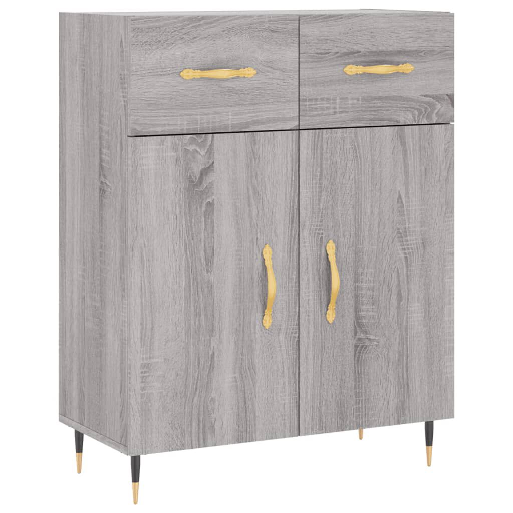 vidaXL Ντουλάπι Γκρι Sonoma 69,5 x 34 x 90 εκ. από Επεξεργασμένο Ξύλο