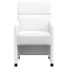 vidaXL Καρέκλες φαγητού 2 pcs Λευκό 58 x 65 x 98 εκ. Τεχνητό δέρμα