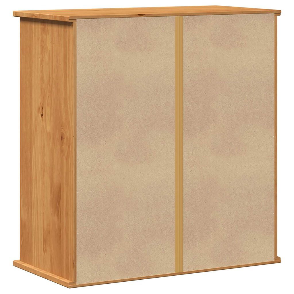 vidaXL Κρεμαστό Ντουλάπι Μπάνιου Μέλι καφέ 67.5 x 34 x 71.5 εκ