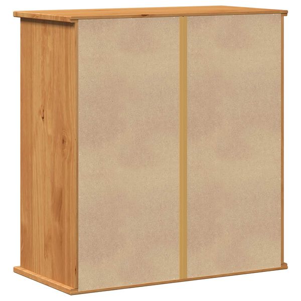 vidaXL Κρεμαστό Ντουλάπι Μπάνιου Μέλι καφέ 67.5 x 34 x 71.5 εκ